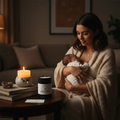 Custom Gentle Bear Hug 長方形シール