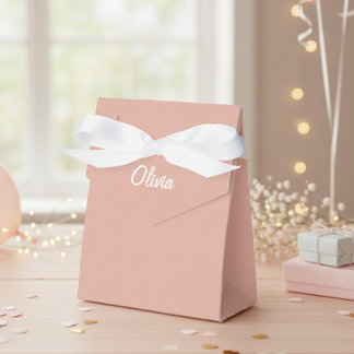 Custom gift boxes - Personalized name bags フェイバーボックス