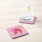 Custom gift Cute Ice Cream and Chili Pepper  コースター (右側)