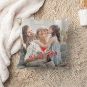 Custom Gift for Mother Grandma -Throw Pillow Photo クッション (ブランケット)