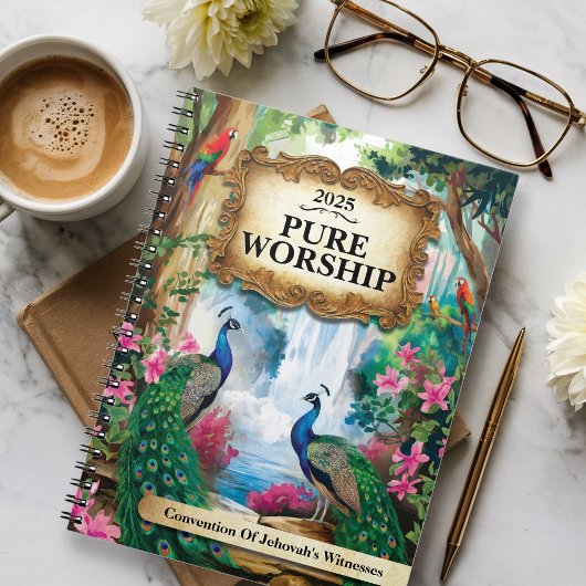 Custom Gift Pure Worship 2025 JW Spiral ノートブック