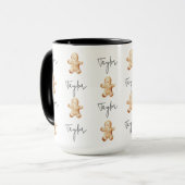 Custom Gingerbread Christmas Mug Gift for Friends マグカップ (正面左)