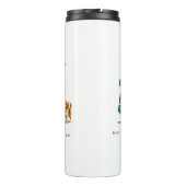 Custom Girl & Dog Thermal Tumbler タンブラー (裏面)