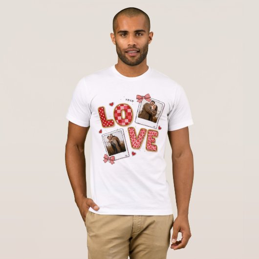 Custom Girlfriend Boyfriend Gift  Tシャツ (正面フル)