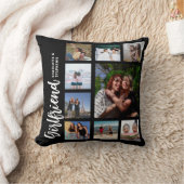 Custom Girlfriend Photo Collage クッション (ブランケット)
