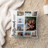 Custom Girlfriend Photo Collage クッション (ブランケット)