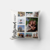Custom Girlfriend Photo Collage クッション (正面)