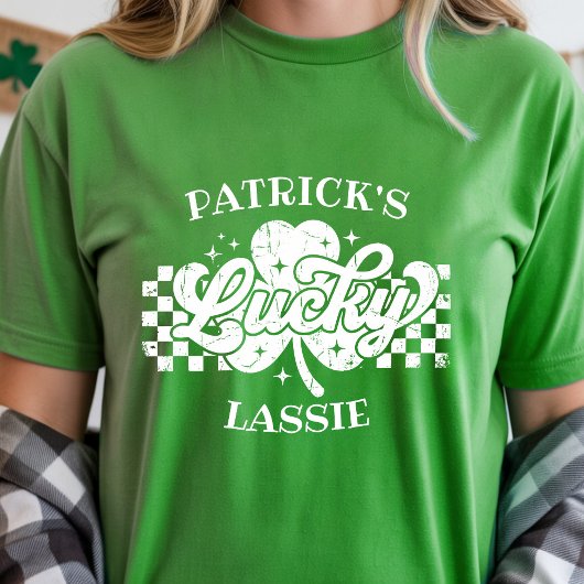 Custom Girlfriend's Name St Patrick's Day Lucky Tシャツ