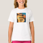 Custom Girls Tee – Your Design Here Tシャツ (正面)