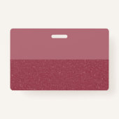 Custom Glitter Badge – Rose Gold Bottom バッジ (正面)