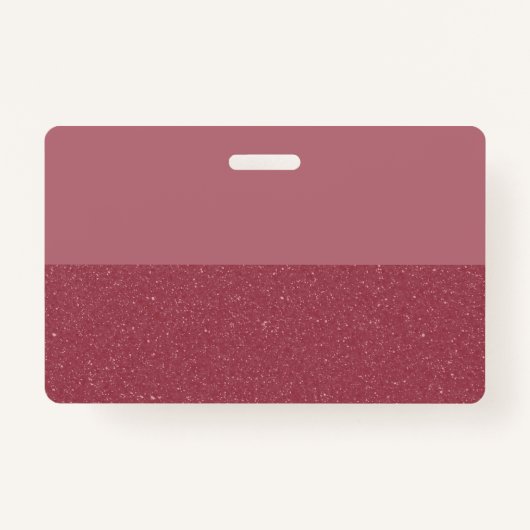 Custom Glitter Badge – Rose Gold Bottom バッジ (正面)