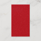 Custom Glitter Red Flat Loyalty Card ロイヤリティカード (正面)