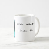 Custom Global Terminal Developer Mug コーヒーマグカップ (正面右)
