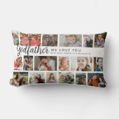 Custom Godfather 18 Photo Collage ランバークッション (正面)