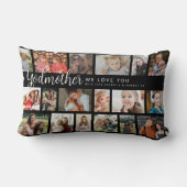 Custom Godmother 18 Photo Collage ランバークッション (裏面)