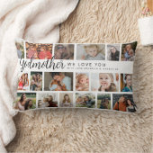 Custom Godmother 18 Photo Collage ランバークッション (ブランケット)
