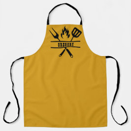 Custom Gold Grilling Apron エプロン