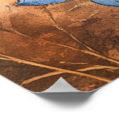 Custom golden leaves is a popular wall ポスター (角)