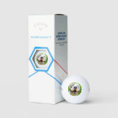Custom Golf Balls With Dog Photo Create Your Own ゴルフボール (パッケージング)