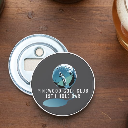 Custom Golf Bottle Opener, Personalized 19th Hole  栓抜き