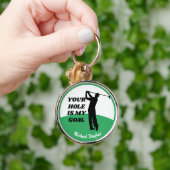 Custom Golf Keychain - Funny Personalized Gift キーホルダー (手)