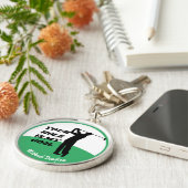 Custom Golf Keychain -Funny Personalized Golf Gift キーホルダー (側面)