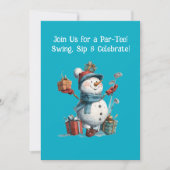 Custom Golf Lover Holiday Invitation 招待状 (正面)