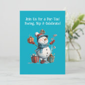 Custom Golf Lover Holiday Invitation 招待状 (スタンド正面)