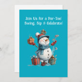 Custom Golf Lover Holiday Invitation 招待状 (正面/裏面)