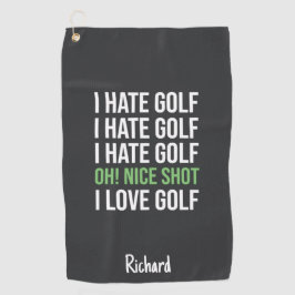 Custom Golf Towels Personalized Funny Golfer Gifts ゴルフタオル