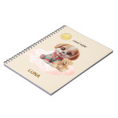 Custom Good Night Puppy Journal ノートブック (左側)