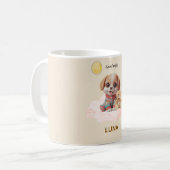 Custom Good Night Puppy Mug コーヒーマグカップ (正面左)