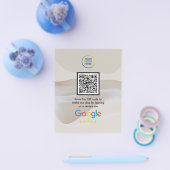 Custom Google Reviews QR Code  チラシ (シングル)