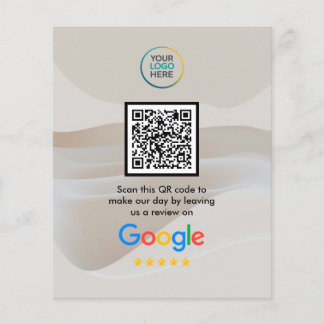 Custom Google Reviews QR Code  チラシ