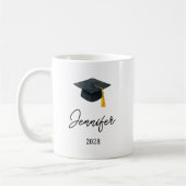 Custom Graduate Coffee Mug Gift for Him or Her コーヒーマグカップ (左)