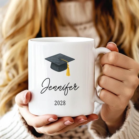 Custom Graduate Coffee Mug Gift for Him or Her コーヒーマグカップ