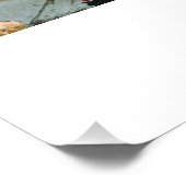 Custom Graduation 3 Photo Collage Congrats Poster フォトプリント (角)