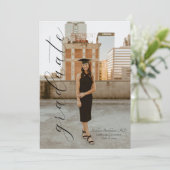 Custom Graduation Announcement & Party Invitation  招待状 (スタンド正面)