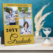 Custom Graduation Celebration Photo Memory Frame フォトプラーク (側面)
