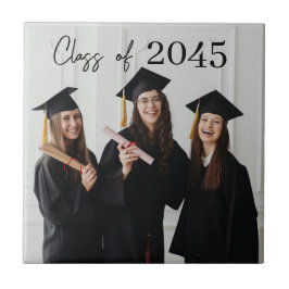 Custom Graduation Farewell Gift Photo タイル