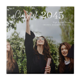 Custom Graduation Farewell Gift Photo タイル