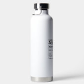 Custom Graduation Gift Nurse Law School Teacher ウォーターボトル (右面)