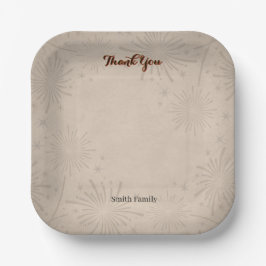 Custom Graduation Paper Plates  Editable Text ペーパープレート