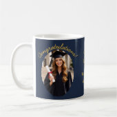 Custom Graduation Photo Mug Congratulations コーヒーマグカップ (左)