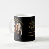 Custom Graduation Photo Mug Congratulations コーヒーマグカップ (正面左)
