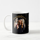 Custom Graduation Photo Mug Congratulations コーヒーマグカップ (左)