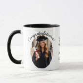 Custom Graduation Photo Mug Congratulations マグカップ (左)