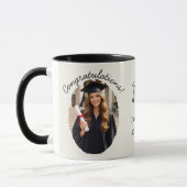Custom Graduation Photo Mug Congratulations マグカップ (左)