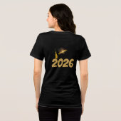 Custom Graduation Photo Shirt Class of 2026 トライブレンドTシャツ (裏面全面)