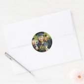 Custom Graduation Photo Sticker ラウンドシール (封筒)